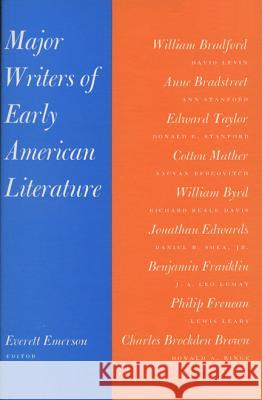 Major Writers of Early American Literature