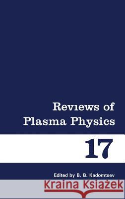 Reviews of Plasma Physics