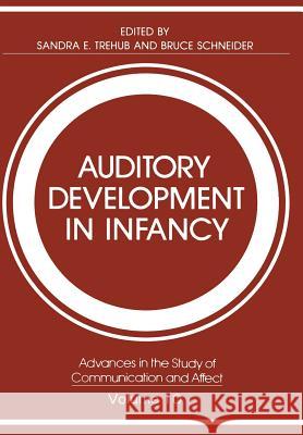 Auditory Development in Infancy