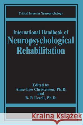 International Handbook of Neuropsychological Rehabilitation