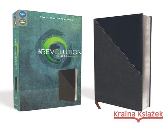 NIV, Revolution Bible, Imitation Leather, Gray/Navy: The Bible for Teen Guys