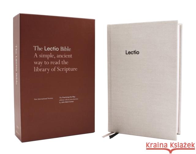 NIV Lectio Bible: A Simple, Ancient Way to Read the Library of Scripture, Cloth Over Board: The Practicing the Way Edition with an Introduction by John Mark Comer