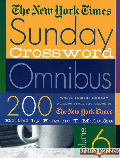 The New York Times Sunday Crossword Omnibus