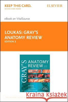 Gray's Anatomy Review Elsevier eBook on Vitalsource (Retail Access Card)