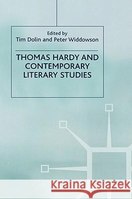 Thomas Hardy and Contemporary Literary Studies