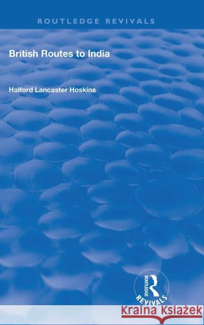 British Routes to India.