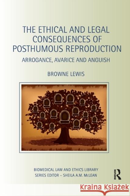 The Ethical and Legal Consequences of Posthumous Reproduction: Arrogance, Avarice and Anguish