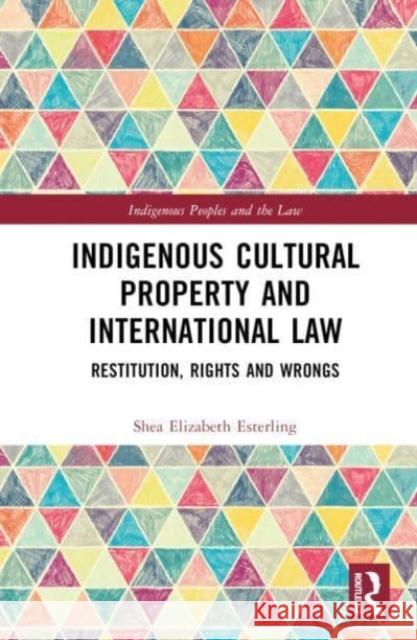 Indigenous Cultural Property and International Law: Restitution, Rights and Wrongs