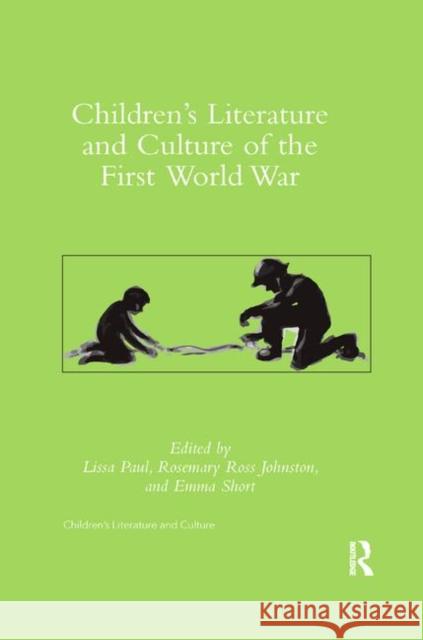 Children's Literature and Culture of the First World War