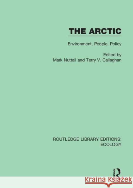 The Arctic: Environment, People, Policy