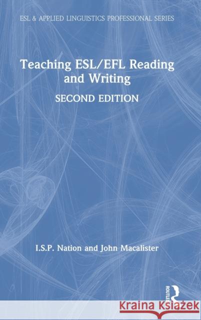 Teaching ESL/EFL Reading and Writing