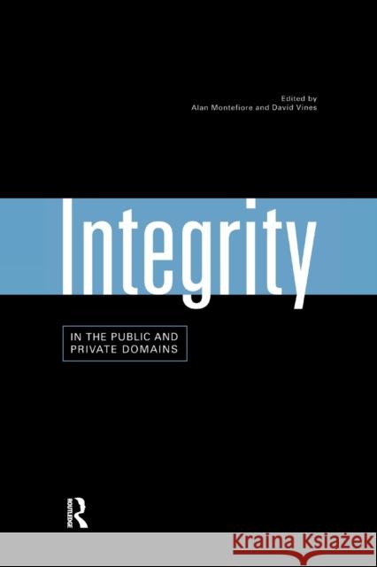 Integrity in the Public and Private Domains