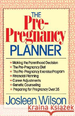 The Pre Pregnancy Planner