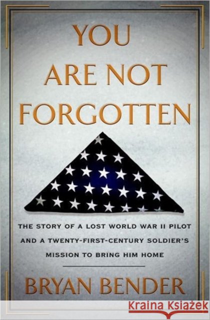 You are Not Forgotten : The Story of a Lost World War II Pilot and a Twenty-First-Century Soldier's Mission to Bring Him Home