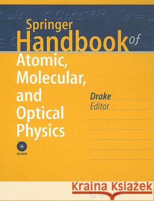 Springer Handbook of Atomic, Molecular, and Optical Physics