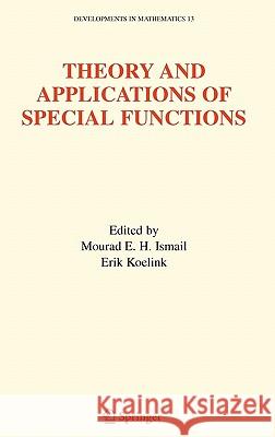 Theory and Applications of Special Functions: A Volume Dedicated to Mizan Rahman