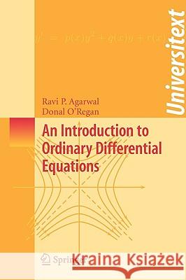 An Introduction to Ordinary Differential Equations