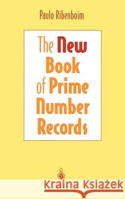 The New Book of Prime Number Records