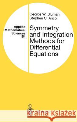 Symmetry and Integration Methods for Differential Equations