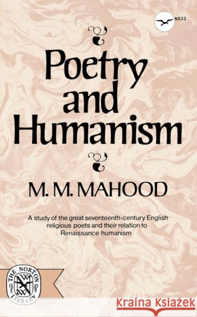 Poetry and Humanism