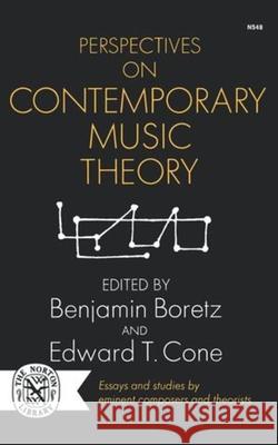 Perspectives on Contemporary Music Theory