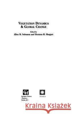 Vegetation Dynamics & Global Change