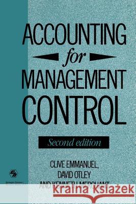 Accounting for Management Control