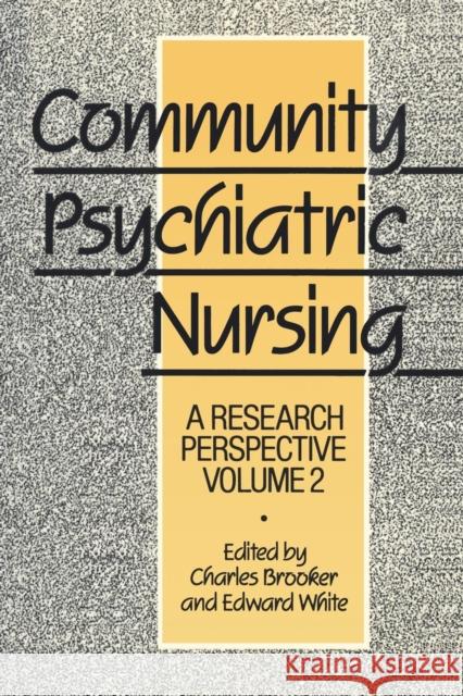 Community Psychiatric Nursing: A Research Perspective