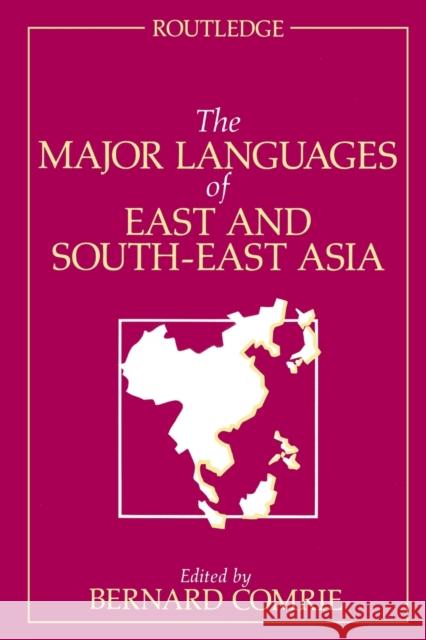 The Major Languages of East and South-East Asia