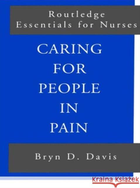 Caring for People in Pain