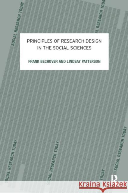 Principles of Research Design in the Social Sciences