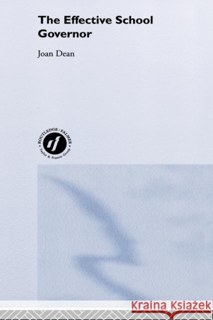 The Effective School Governor