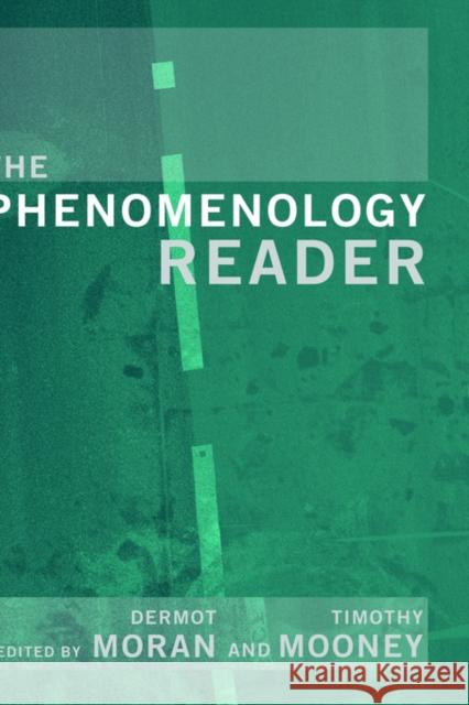 The Phenomenology Reader