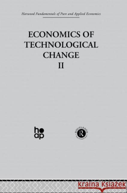 G: Economics of Technical Change II