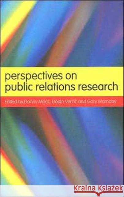 Perspectives on Public Relations Research