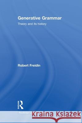 Generative Grammar: Theory and Its History