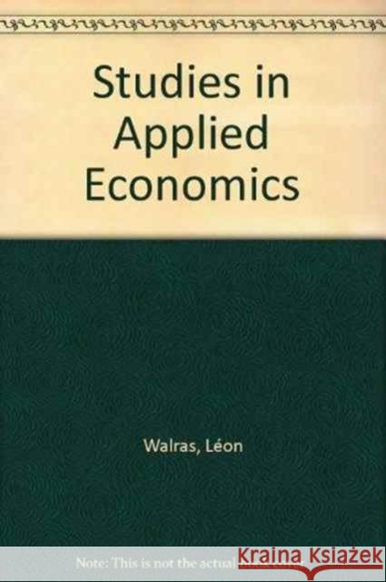 Studies in Applied Economics