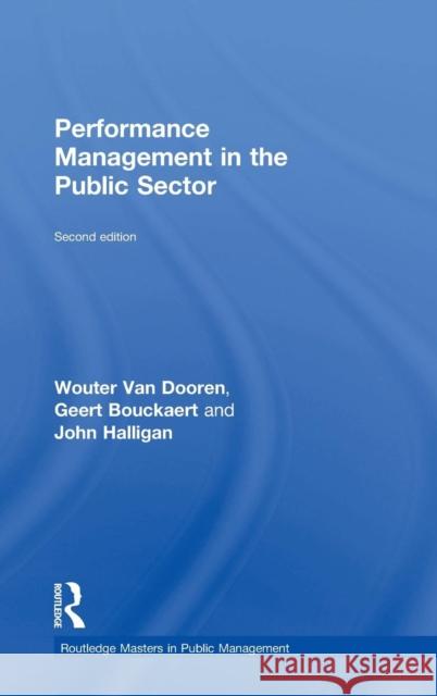 Performance Management in the Public Sector