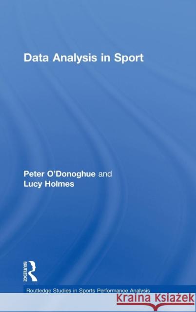 Data Analysis in Sport