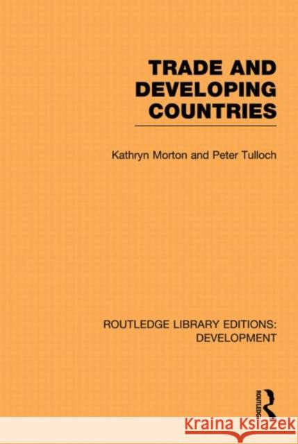 Trade and Developing Countries