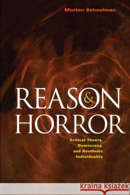Reason and Horror: Critical Theory, Democracy, and Aesthetic Individuality
