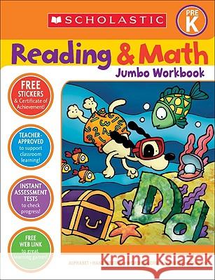 Reading & Math Jumbo Workbook: Grade Prek