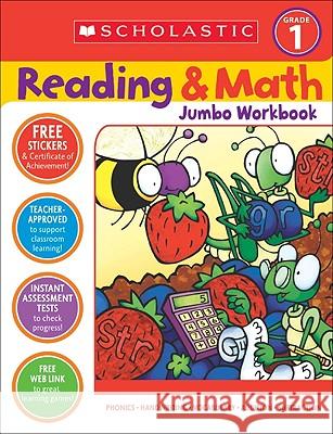 Reading & Math Jumbo Workbook: Grade 1