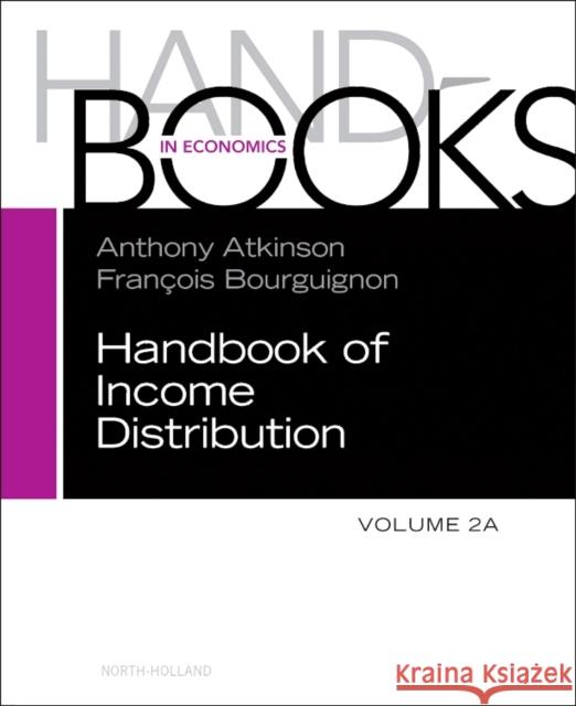 Handbook of Income Distribution, Vol 2a: Volume 2a