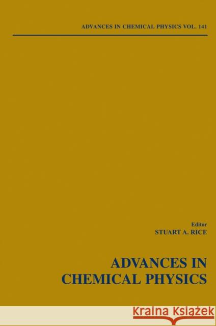 Advances in Chemical Physics, Volume 141