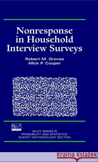 Nonresponse in Household Interview Surveys