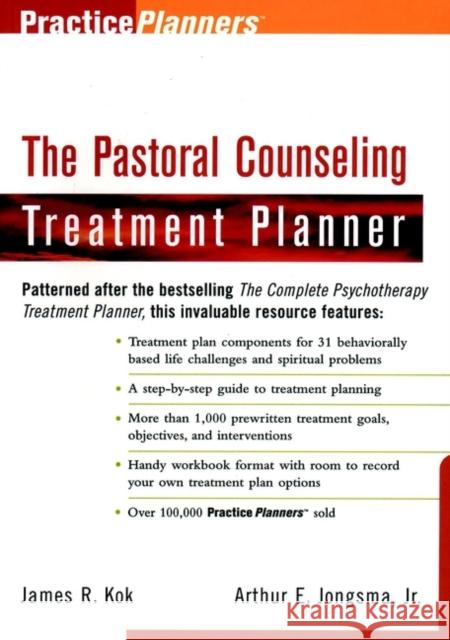 The Pastoral Counseling Treatment Planner