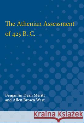 The Athenian Assessment of 425 B. C.