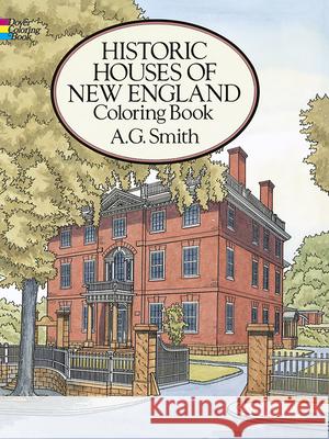Historic Houses of New England Coloring Book