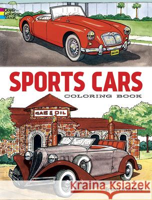 Sports Cars Coloring Book